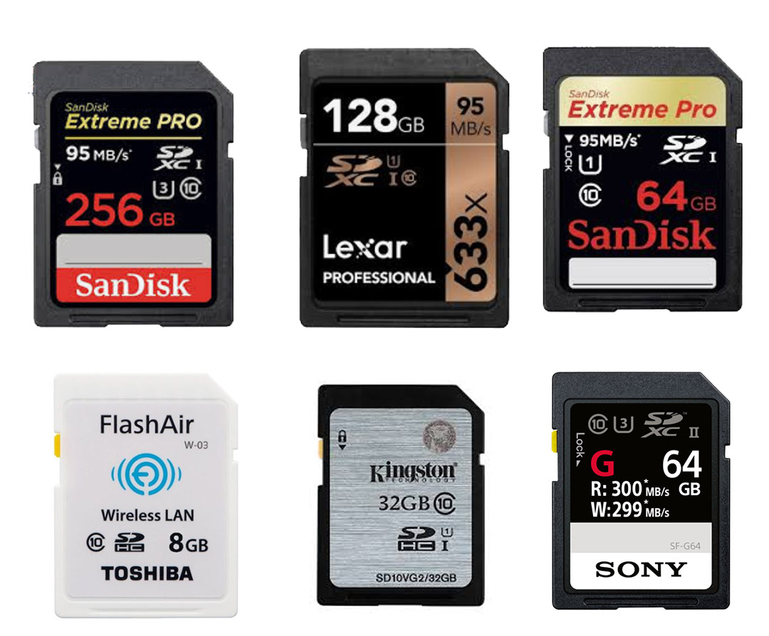 Các loại thẻ nhớ SD cho máy ảnh