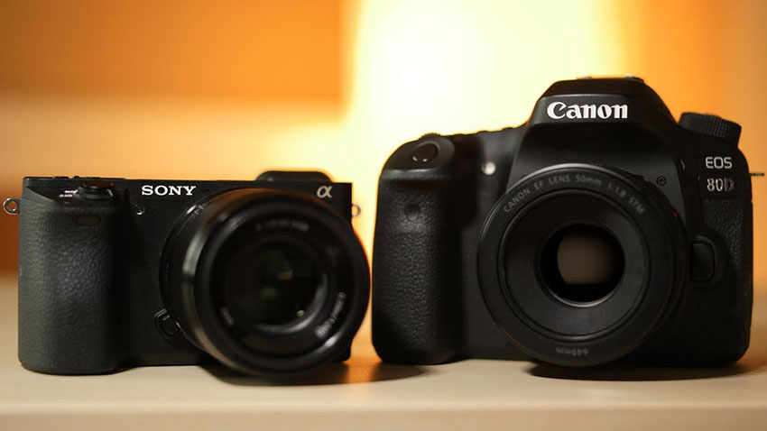 Canon 80D và sony a6500