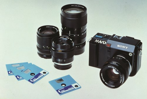 Sony Macvi, máy ảnh kỹ thuật số đầu tiên trên thị trường
