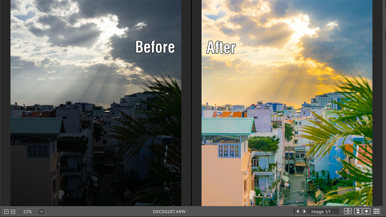 Preset chỉnh sửa ảnh phong cảnh ngược nắng đẹp cho Camera Raw, Lightroom CC  | Dương Cường Camera