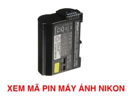 Tra mã pin máy ảnh Nikon