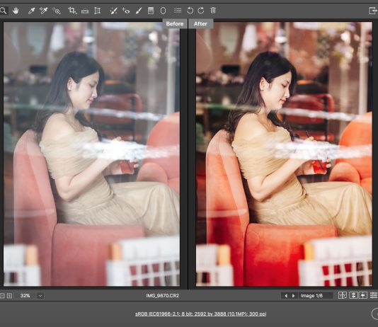 Preset khử sương mù, ảnh bị đục